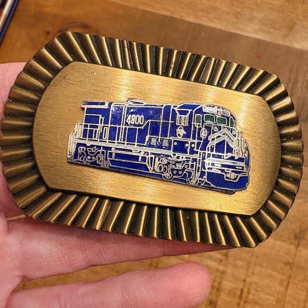 Vintage 4800 locomotive belt Buckle
